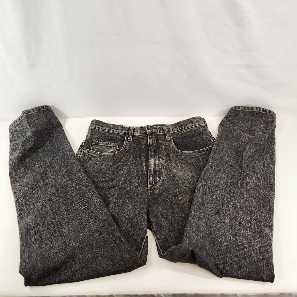 Pepe MATT Jeans Black Medium Wash Straight Leg Jeans Mens Size 34/34 Vtg 1993